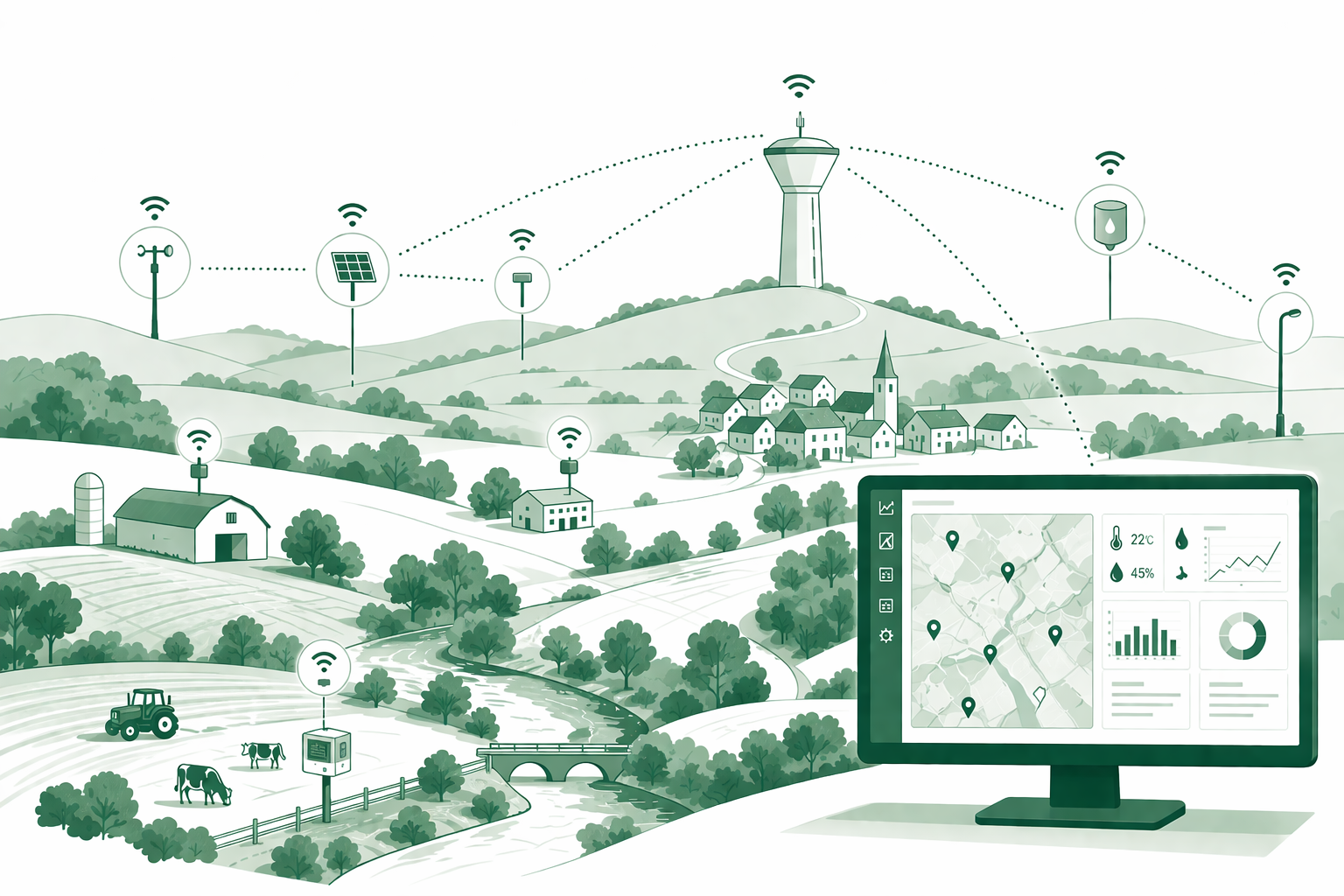 Le réseau d’objets connectés