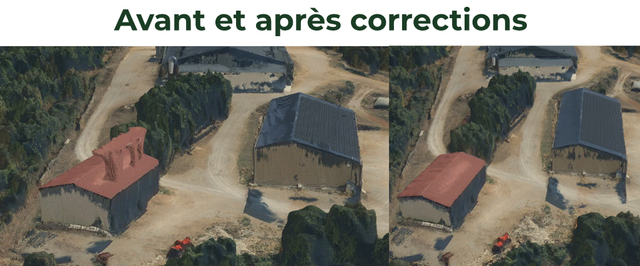 Exemples de corrections du jumeau numérique