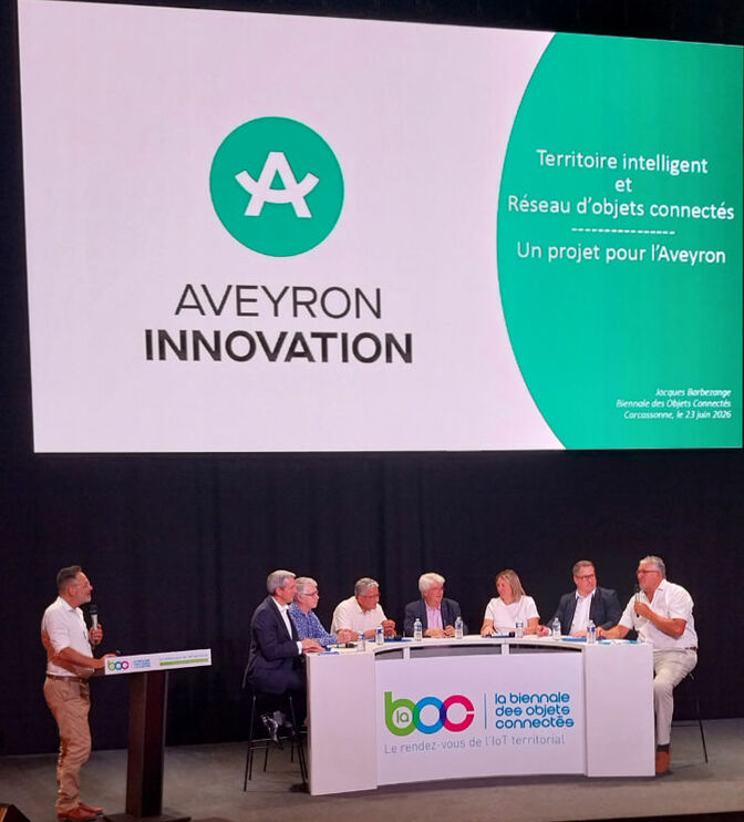 Territoire intelligent et réseau d'objets connectés, un projet pour l'Aveyron - Intervention de Jacques Barbezange